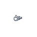 Sterling Silver Flower Lobster Clasp 12mm x 9mm