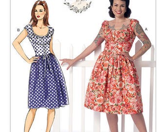 Vintage by B6322 retro Butterick sewing pattern