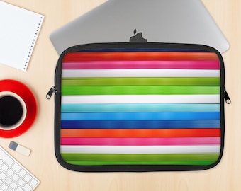 The Neon ColorBar Dye-Sublimated NeoPrene MacBook Laptop Sleeve Carrying Case