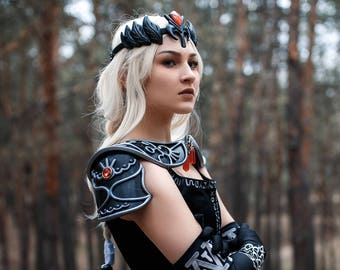 Dark Zelda cosplay costume crown, Dark Zelda princess, legend of zelda costume, replica prop, Princess of Hyrule, Tiara, universe loz,