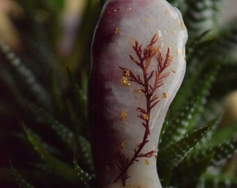 Pressed Algae Pendant