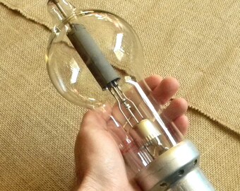 HUGE Vintage Bulb Shaped Vacuum Tube. Eimac 2-240A. High Voltage Rectifier Tube. Tested Good For Continuity.