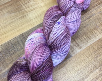 Hand Dyed Superwash Merino Nylon Titanium Sock Yarn, 100g/3.5oz, 'Snuff'