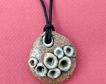 Handmade ceramic pendant