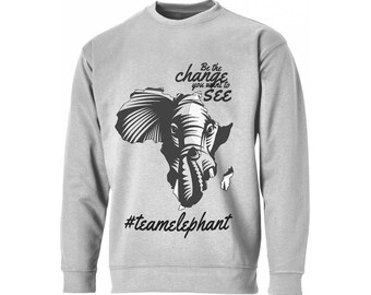 Luxury Elephant Organic Cotton Sweatshirt