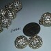 1PC, 1/2", Vintage Clasp, High Quality, Rhinestone, Vintage, Magnetic, Clasp, Goldtone, Crystal Rhinestones, J4949