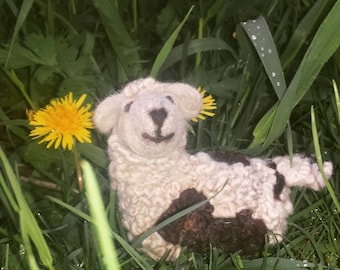 100% Wool Needle Felted Sheep
