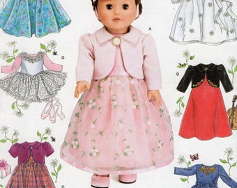 Simplicity 4364- Sewing pattern for 18 Inch Doll Clothes- Fits American Girl Dolls