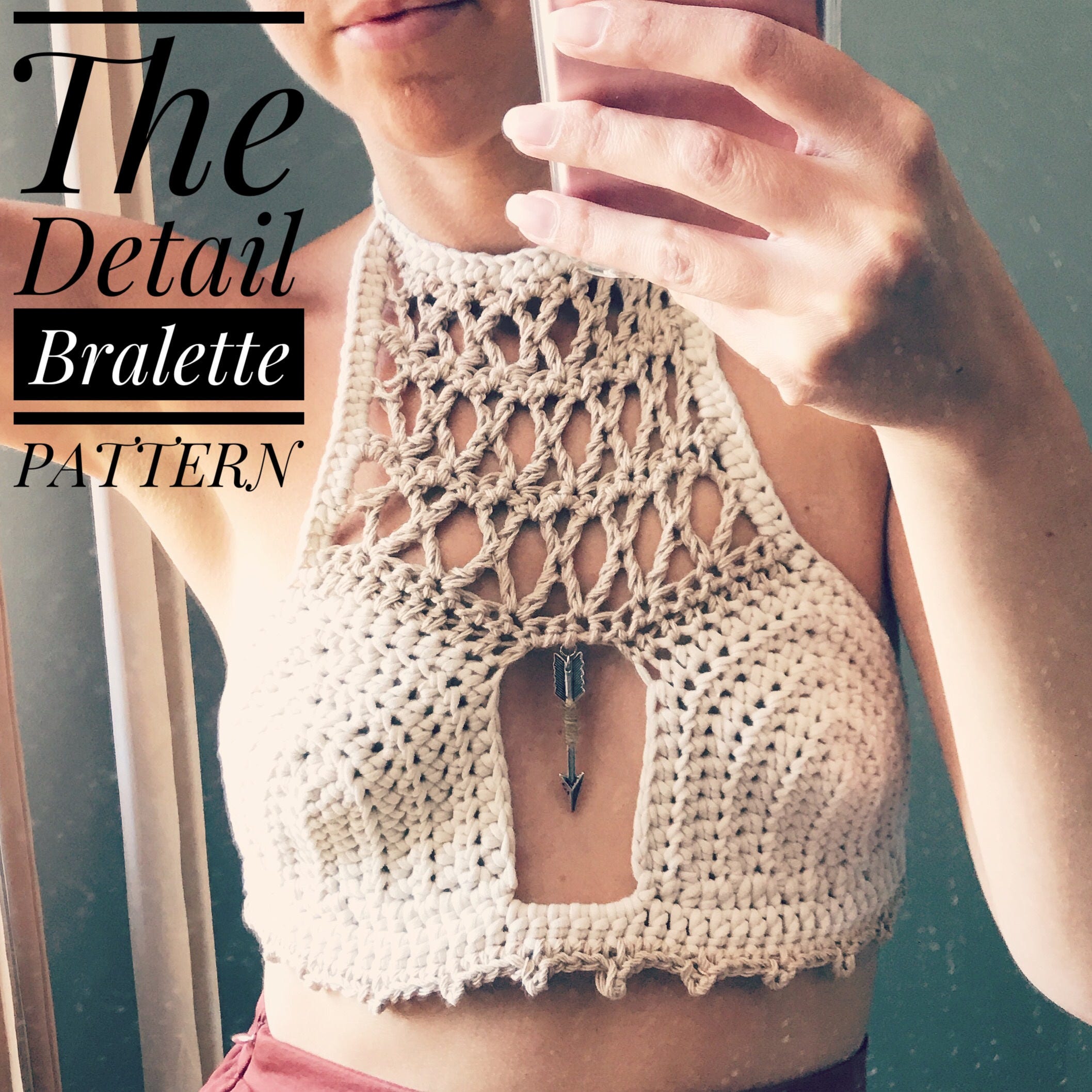 Crochet bralette pattern crochet top pattern Bralette Top