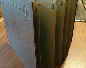 1904 'His master voice' record binder set/ early 20th century music / Record Collection