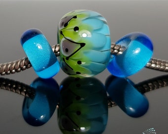 Handmade lampwork Big Hole Beads set