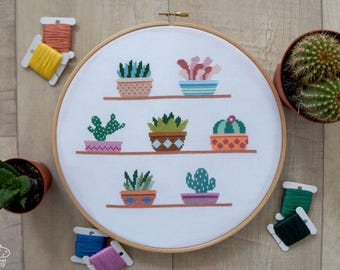 Cactus Cross Stitch Pattern PDF