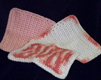 Hand Crocheted Dishcloths/Facecloths