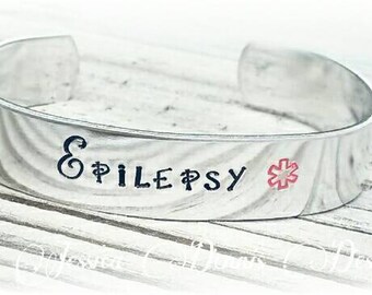 Medical Alert Bracelet - Medical Alert Bangle - Medical ID - Medical Alert Jewelry -Diabetic- Epilepsy - Allergy Bracelet - Cute ID bracelet