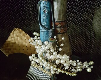 Custom Adult Wire Pearl beaded Tiaras