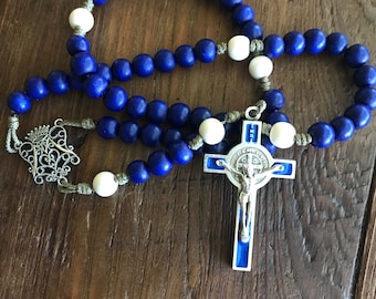 Ave Maria Rosary with Benedict Crucifix