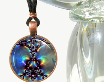 Chakra Jewelry, Reiki Necklace, Spiritual Energy Pendant Necklace, Aura