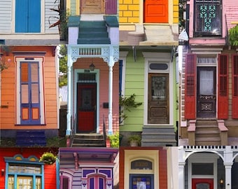 Knock Knock... 8x10 New Orleans Fine Art Photography Collage