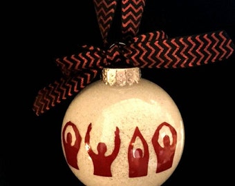 Ohio State Buckeyes O-H-I-O Christmas Ornament, Ohio State Christmas, OHIO Gift, Secret Santa, OSU Ornament, Ohio State Bucks