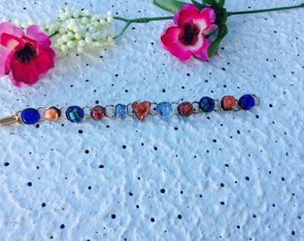 Beautiful Dichroic Glass Bracelet