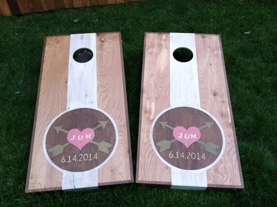 Wedding Cornhole Game by Colorado Joes Add Your Custom