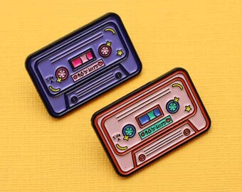 90's Mix Tape Soft Enamel Pin // Rad Collection, 90's Vibes