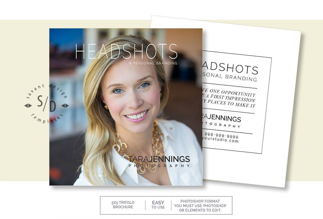 headshot border template