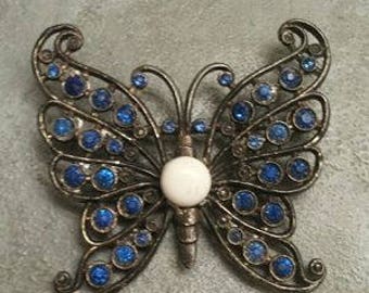Antique Butterfly Brooch