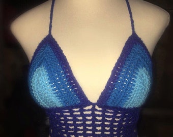 Crochet Choker Crop Top