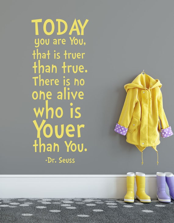 Dr Seuss Wall Decal Dr. Seuss Nursery Kids Bedroom Wall