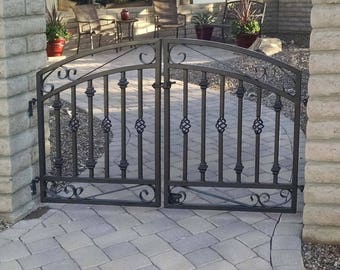  Wrought iron gate Etsy