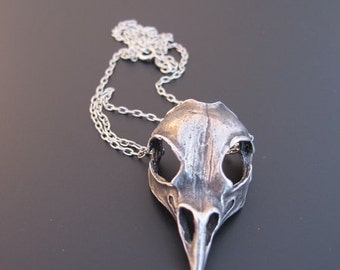 Bird Skull Pendant Necklace Anatomy Jewelry Skull Jewelry Skull Jewellery Skeleton Necklace