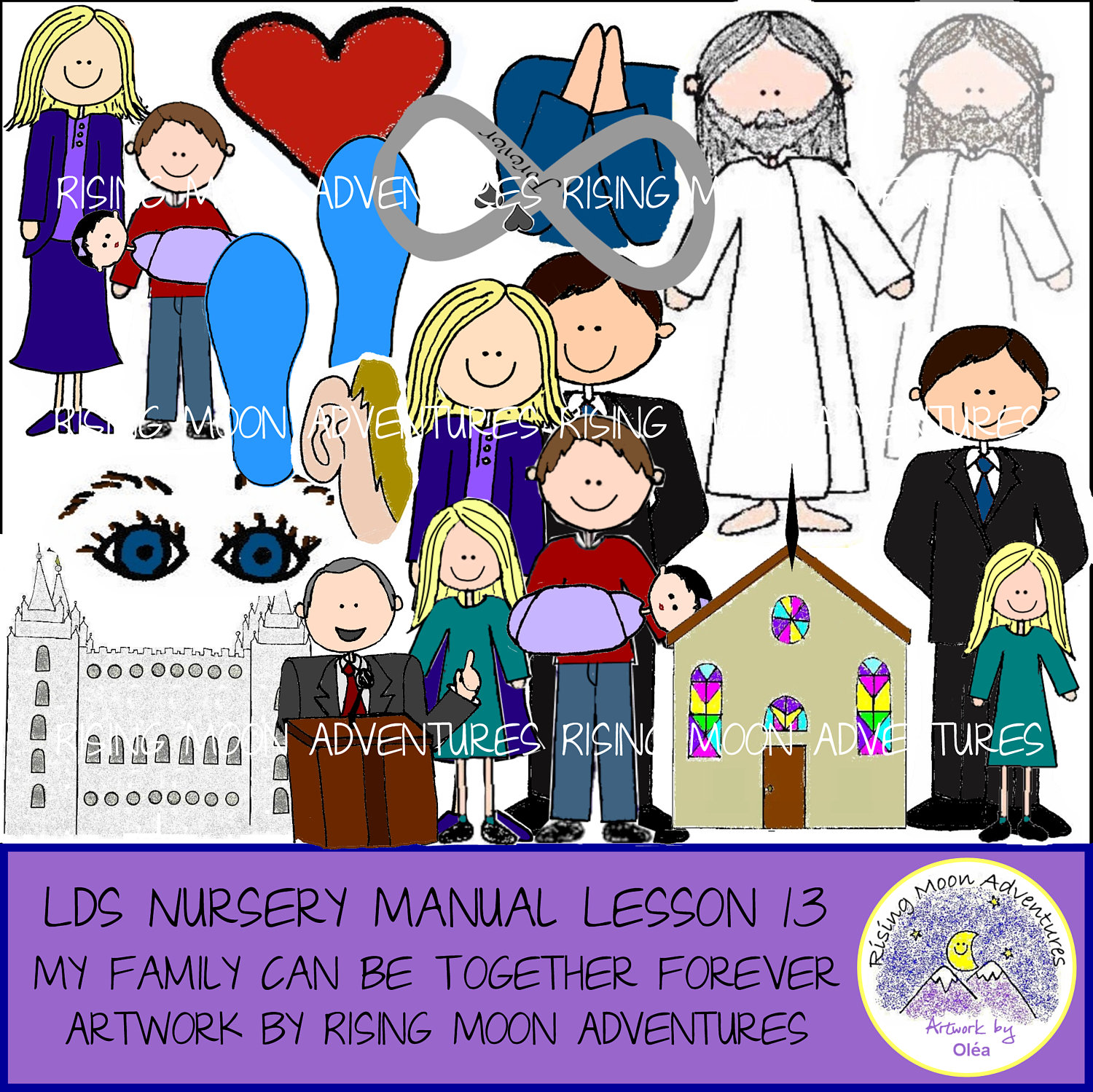 LDS Nursery Manual Lesson 13 My Family Can Be Together