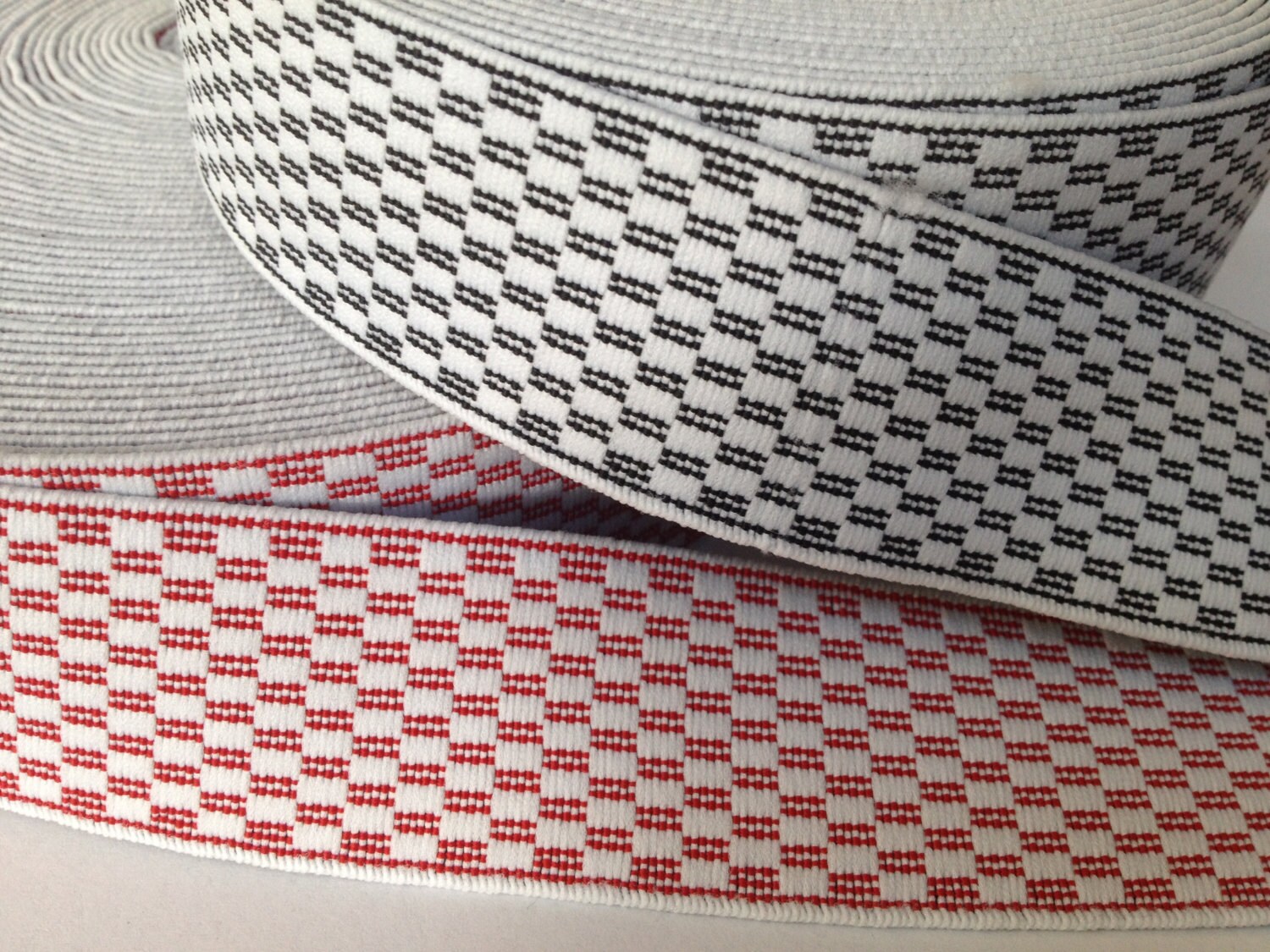 Squared Elastic Belt Suspender Elastic 1.6 in wide custom