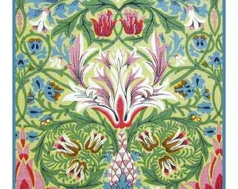 SPRING SALE DIGITAL Download William Morris's Snakeshead Counted Cross Stitch Chart
