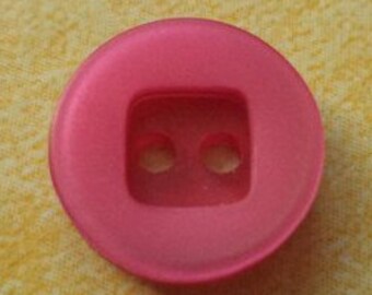 11 small buttons pink 11mm (1183) button