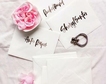 Envelope Addressing and Calligraphy for Weddings or Events
