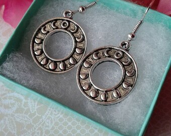 Moon Phase Earrings