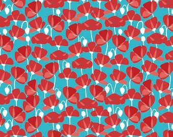 Cotton Fabric by the 1/2 yard Riley Blake Designs "Desert Poppy"