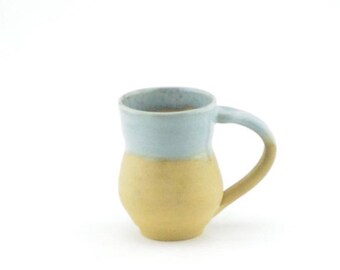 Ceramic mug, pottery mug clay multicolored, wheel thrown ceramic pottery mug, Pottery mug, Coffee mug, Hot cocoa mug, Tea cup, Pulled handle