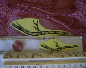 2sizes but NOT mounted tree branch winter or dead, twig rubber stamp scrapbooking rubber stamping