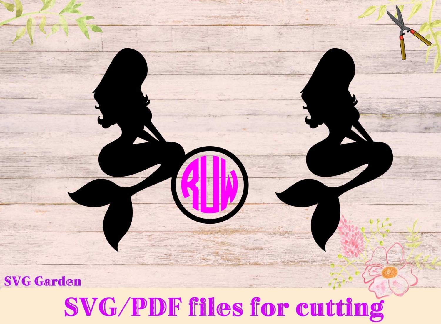 Free Free 348 Mermaid Initial Svg SVG PNG EPS DXF File