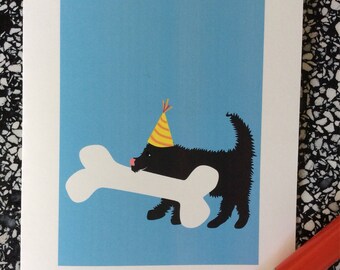 Happy birthday card for your furry friends