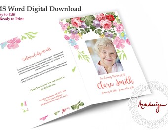 memorial brochure