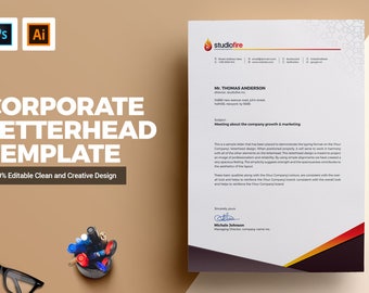 elegant letterhead design