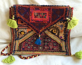 Gorgeous Rajasthani cross body bag, clutch or iPad case
