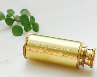Telescope Necklace - Personalised Telescope Necklace - Mini Telescope Necklace - Personalised Mini Telescope Necklace