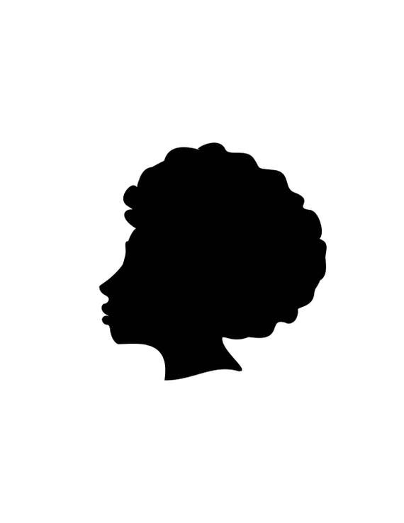 Download Afro Silhouette SVG Clip Art Afro Natural Hair PNG Files