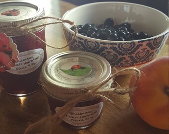 Blueberry-Peach Habanero Sauce - 4 oz