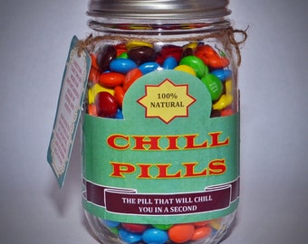 Chill Pill - The Best Gag Gift - Funny Gift for Boyfriend Girlfriend, Gift for Men, Women, Friends Birthday Gift, Christmas Gift, Chill Pill